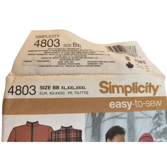 Simplicity 4803 & 5362 Easy-To-Sew Adult & Child Patterns XS-XXXL Craft Set - Picture 12 of 12